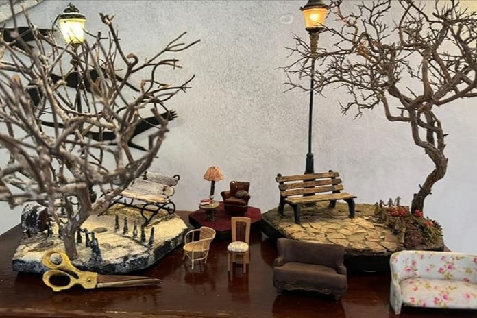 Çocukken eline bulaşan kille başlayan yolculuk minyatüre dönüştü