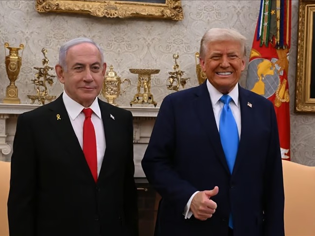 Trump'tan Netanyahu mesajı: Tam uyum içerisindeyiz