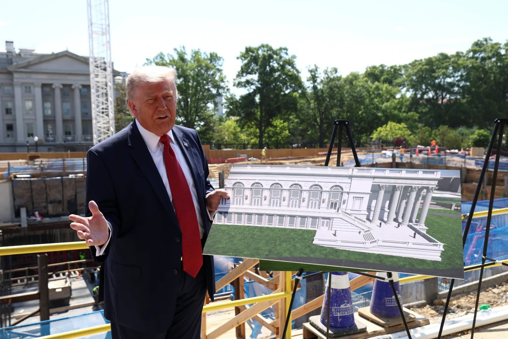Apple, Nvidia Each Commit $25M to Trump’s Ballroom