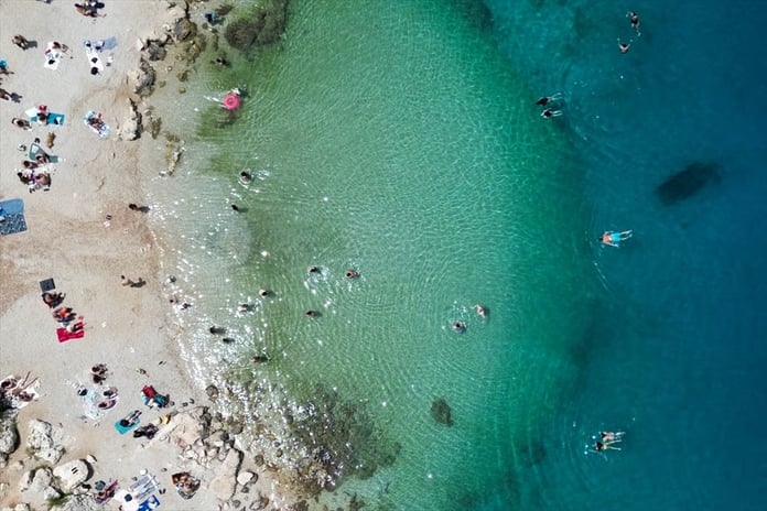 Kaputaş Plajı'nda turkuaz keyfi