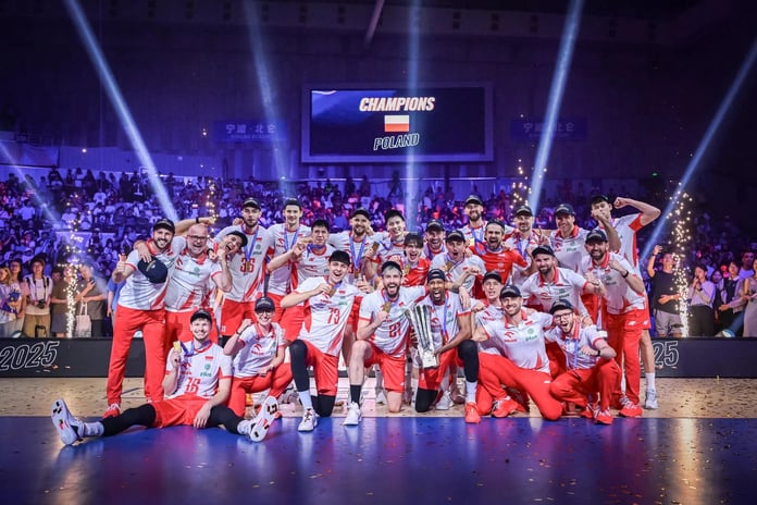 VNL'de Polonya fırtınası: Finalde İtalya'yı set vermeden yenen Polonya, ikinci kez Milletler Ligi şampiyonu