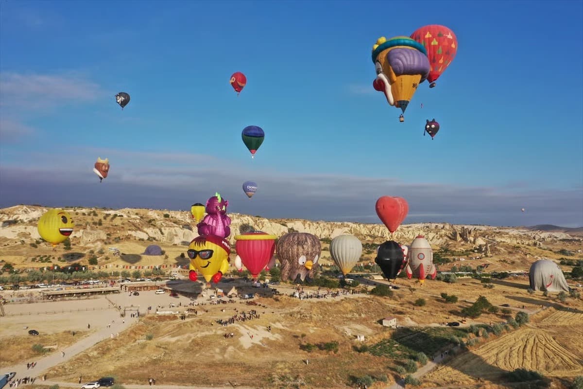 Kapadokya semalarında görsel şölen