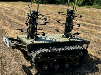 Ukraine Unveils Black Widow Robot To Launch FPV Drones