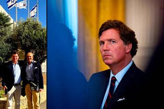 Tucker Carlson Questioned in Israel After Huckabee Interview