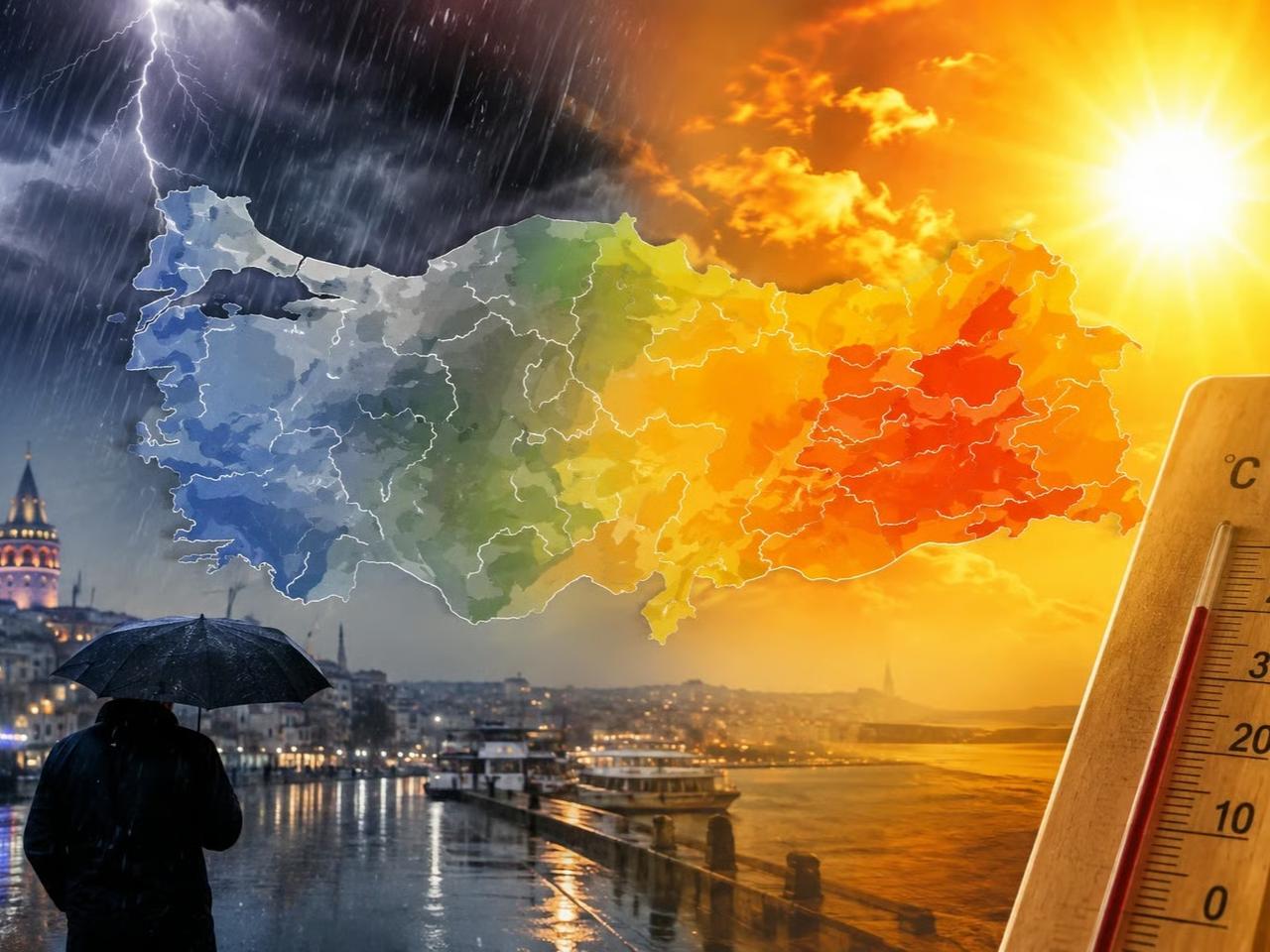 Sağanak ve kuvvetli rüzgâr için peş peşe uyarı geldi!