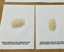 İnsanlık pirinç tanelerinde: "Dünyanın Tüm İnsanları" 