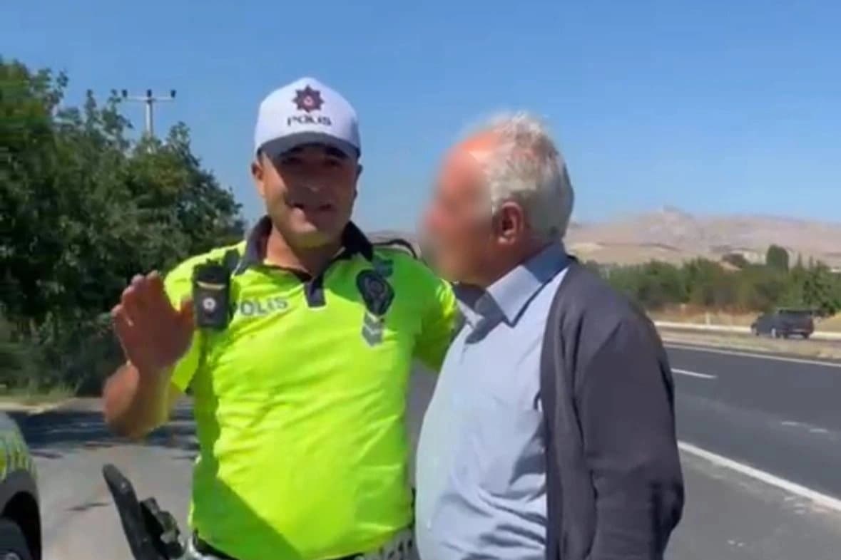 Eşini yolda bırakıp uygulamaya giren adama "evde bulaşık yıkama cezası" verildi
