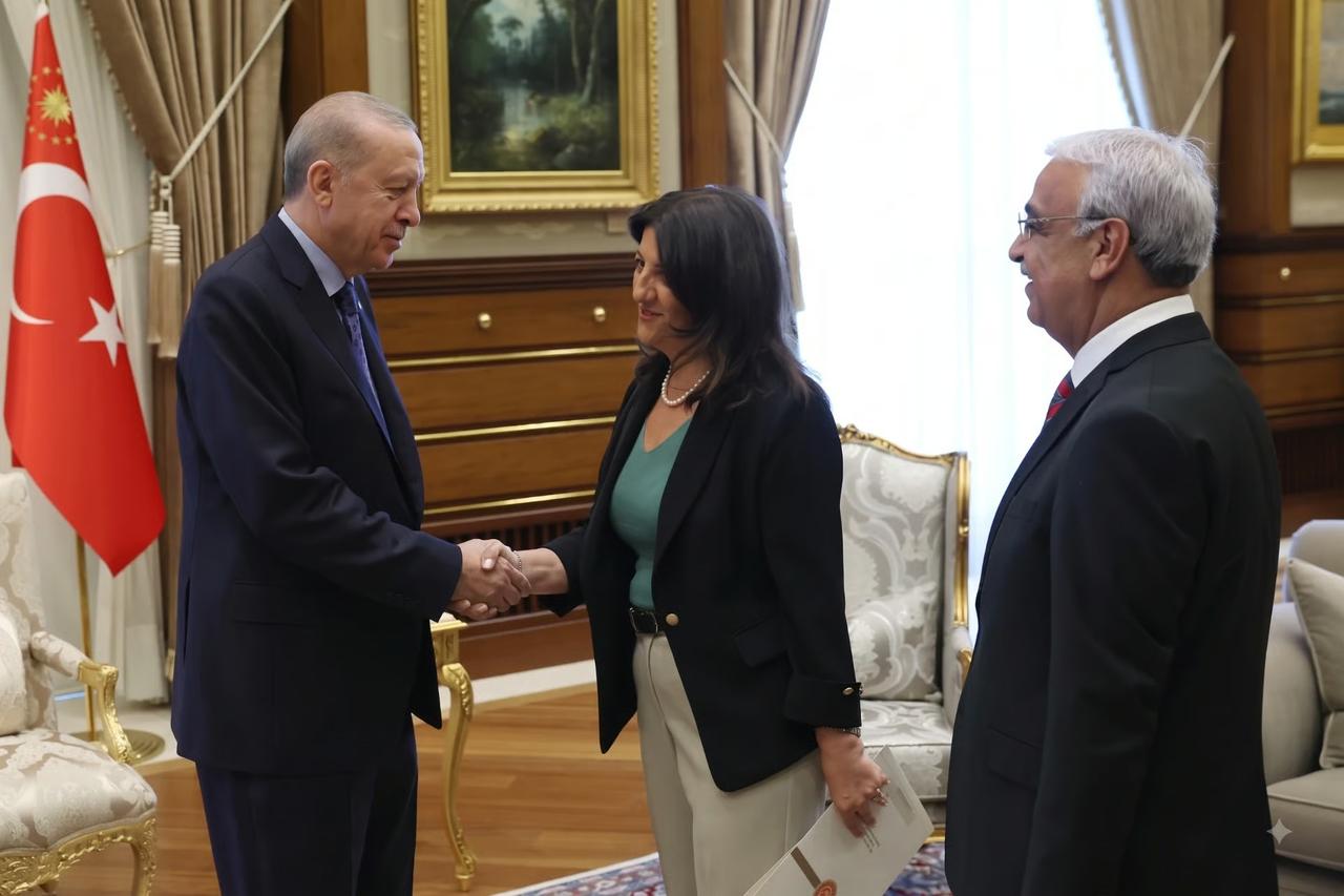 Cumhurbaşkanı Erdoğan, DEM Parti heyetini kabul etti