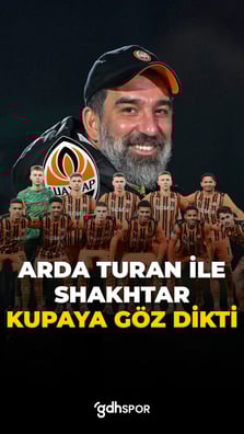 Arda Turan Shakhtar ile gözünü zirveye dikti.