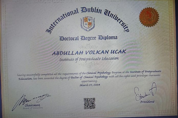 Sahte diploma skandalında yeni detaylar: Dublin Üniversitesi gerçekten  varmı?