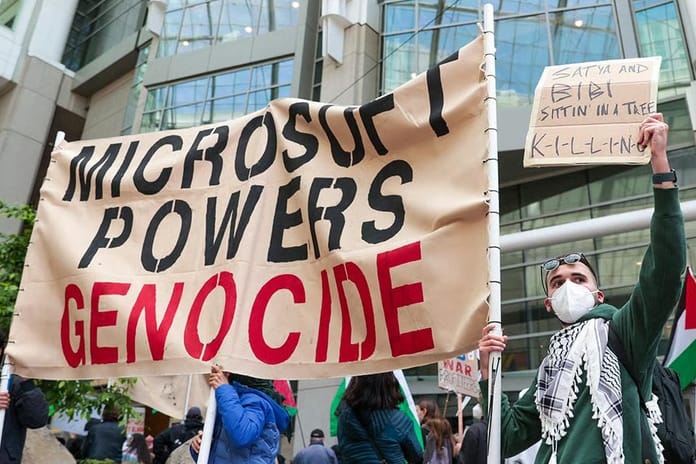 Microsoft çalışanlarından Gazze protestosu