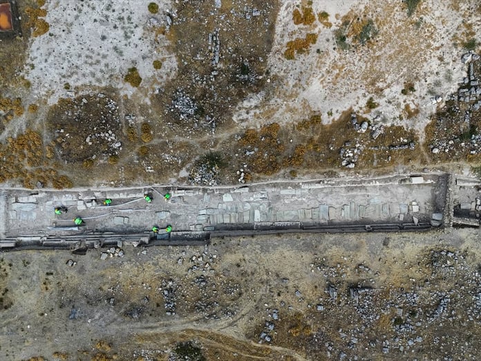 Blaundos Antik Kenti'nde Roma'nın şehirleşme altyapısı ortaya çıktı