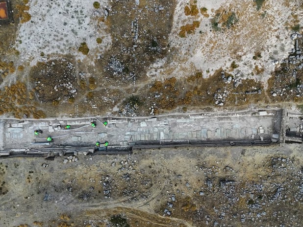 Blaundos Antik Kenti'nde Roma'nın şehirleşme altyapısı ortaya çıktı