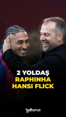 Barcelona’da 2 yoldaş: Hansi Flick & Raphinha