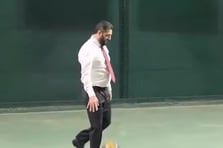 Suriye Cumhurbaşkanı Ahmed eş Şaraa basketbol oynadı