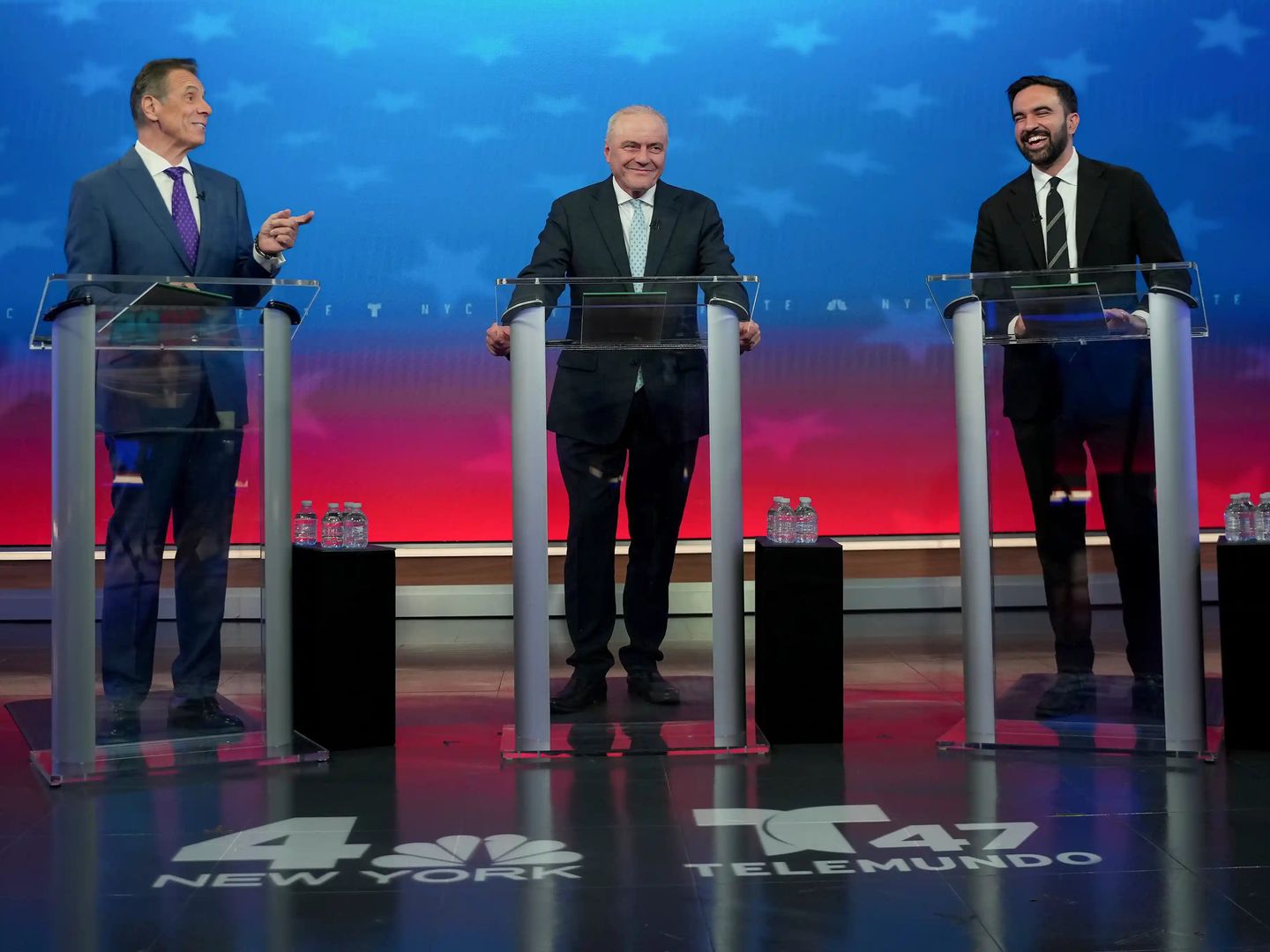 New York Belediye Başkan Adayları karşı karşıya