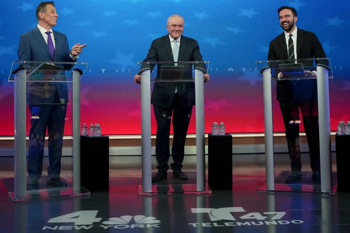 New York Belediye Başkan Adayları karşı karşıya