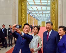 Güney Kore Devlet Başkanı Lee Jae Myung ile Xi Jinping Pekin'de görüştü