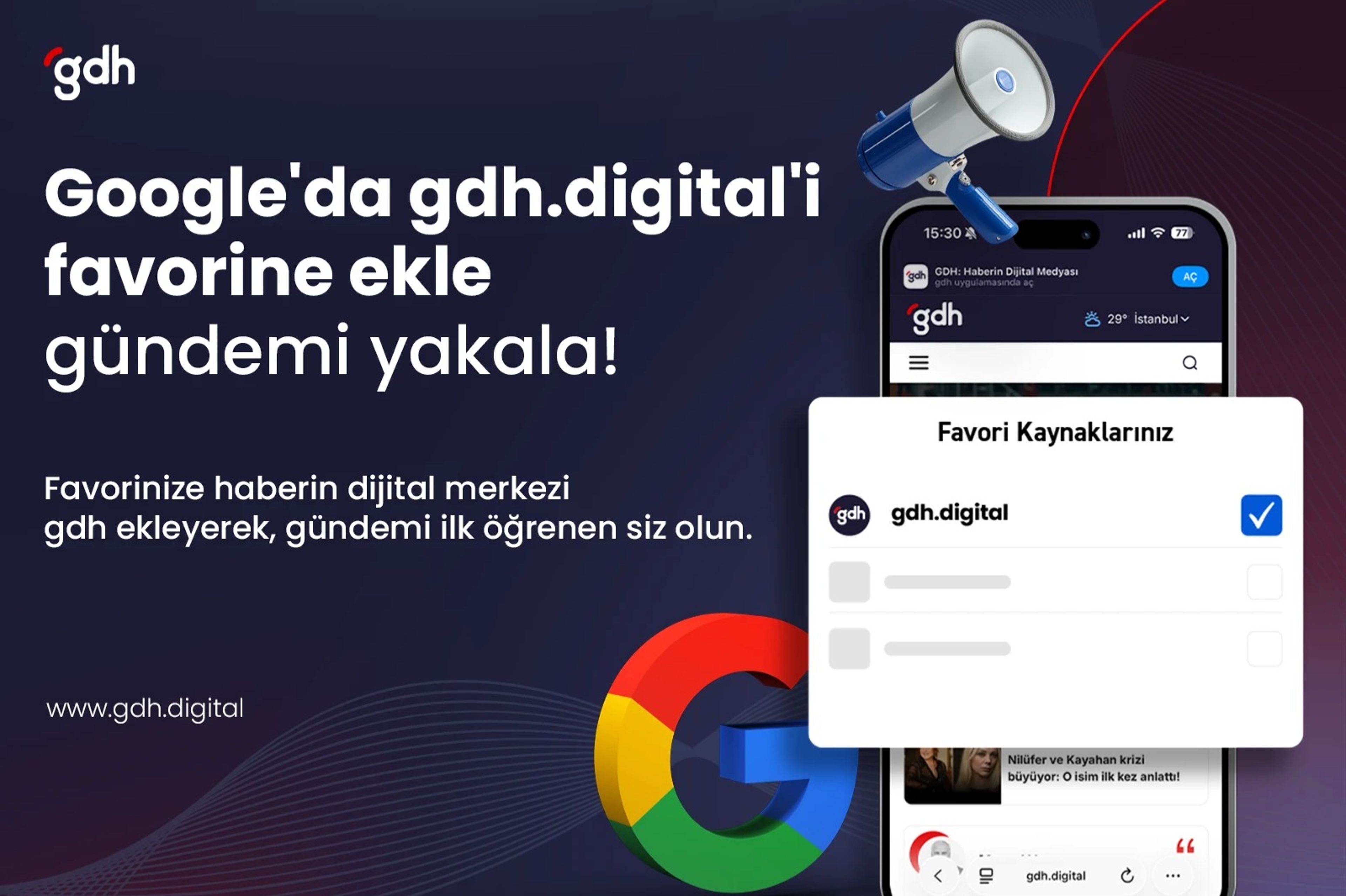 Dijitalin gücüyle gündemi anında yakala! Tıkla ve gdh.digital'i favori haber kaynağın yap