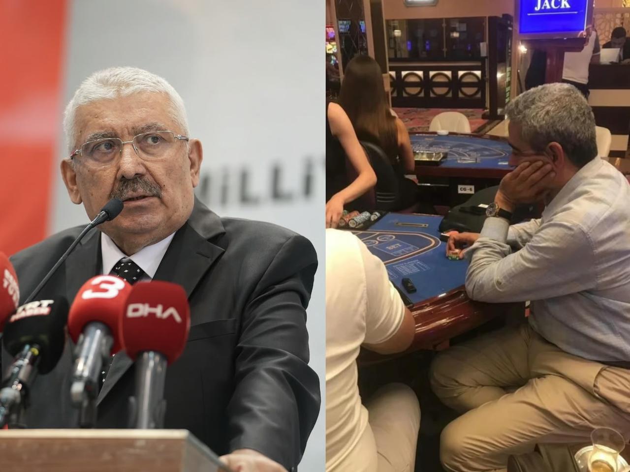 Kumar masası fotoğrafı görevden aldırdı