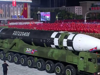 North Korea Unveils ‘Most Powerful’ Missile at Party Parade