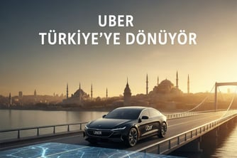 Uber Türkiye'ye dönüş yolunda
