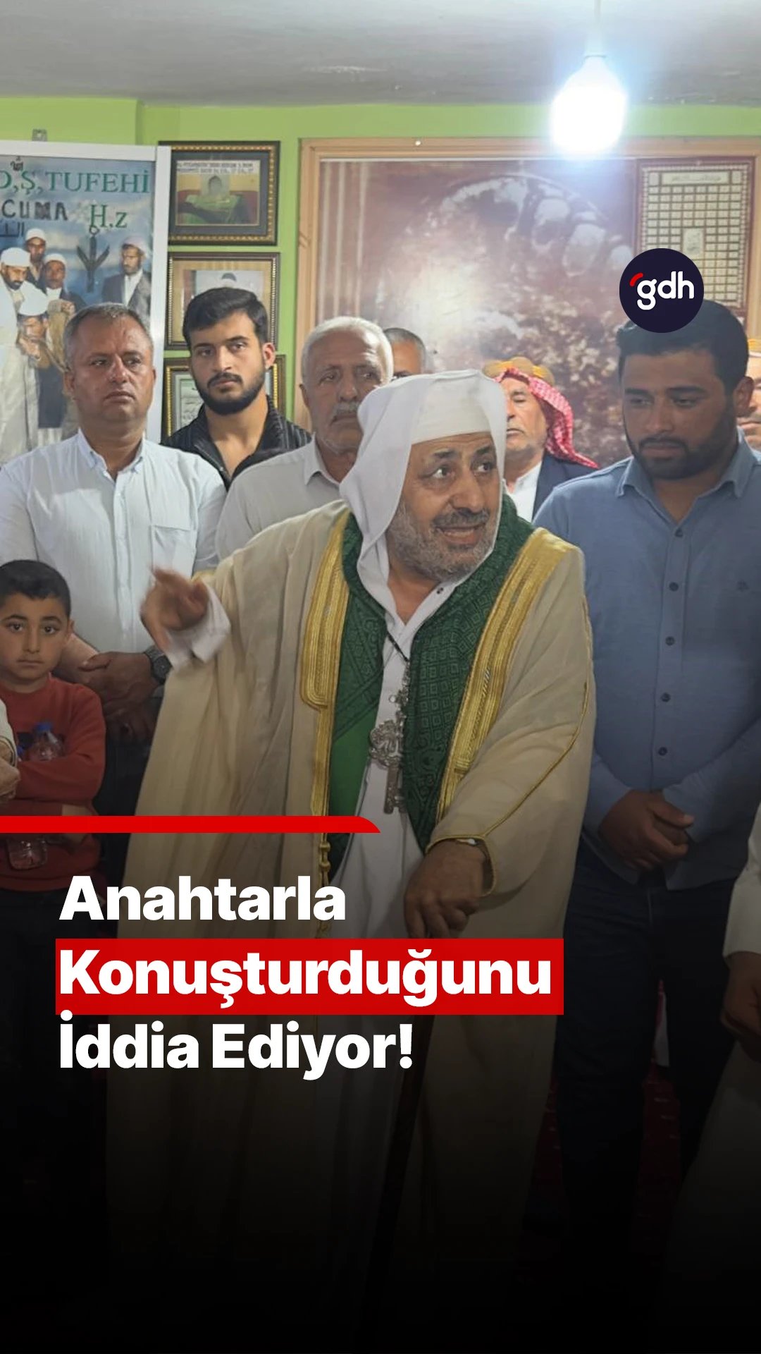Anahtarla konuşturduğunu iddia ediyor