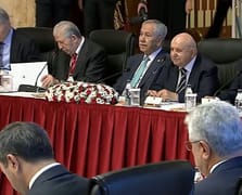 Komisyonda eski Meclis başkanları konuştu