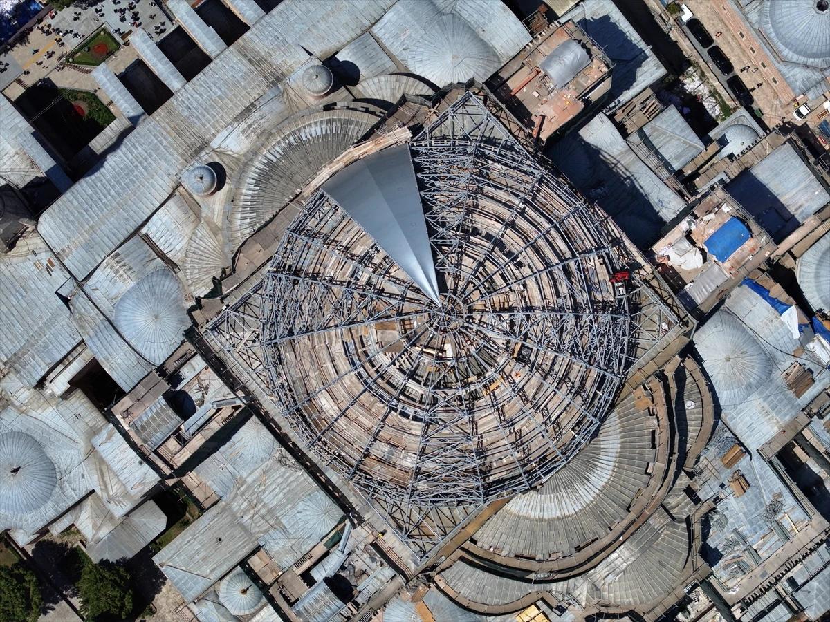 Ayasofya'da tarihi restorasyonda kritik aşama: Ana kubbe için yeni önlem alındı!