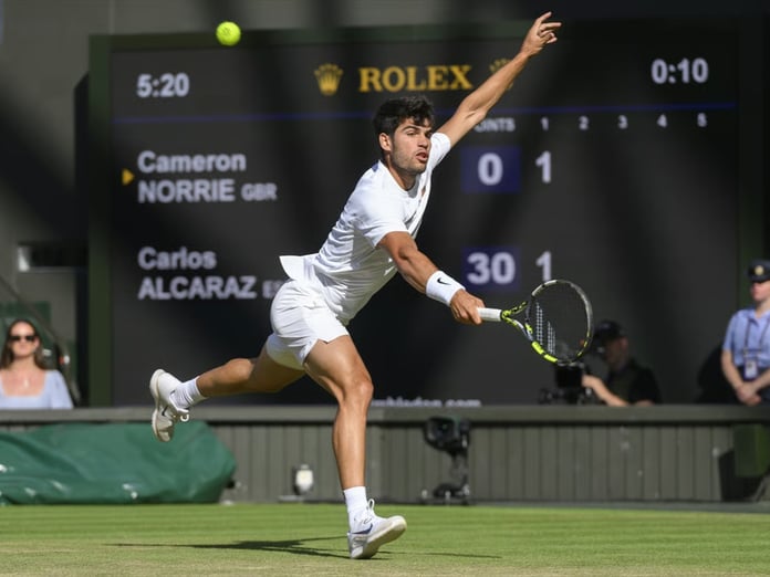 Wimbledon'da yarı final heyecanı: Alcaraz ve Fritz erkeklerde, Sabalenka ve Anisimova kadınlarda son dörtte
