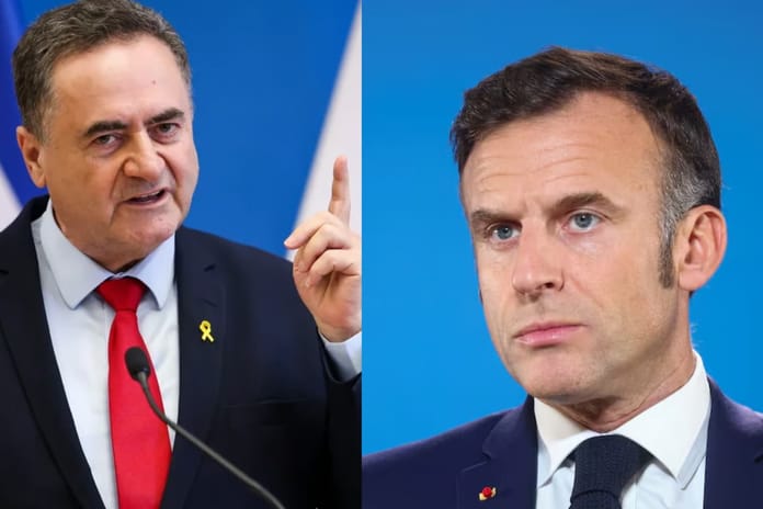 Katz'dan Macron'a yanıt: Filistin Devleti tanıma kağıdı tarihin çöp sepetine atılacak