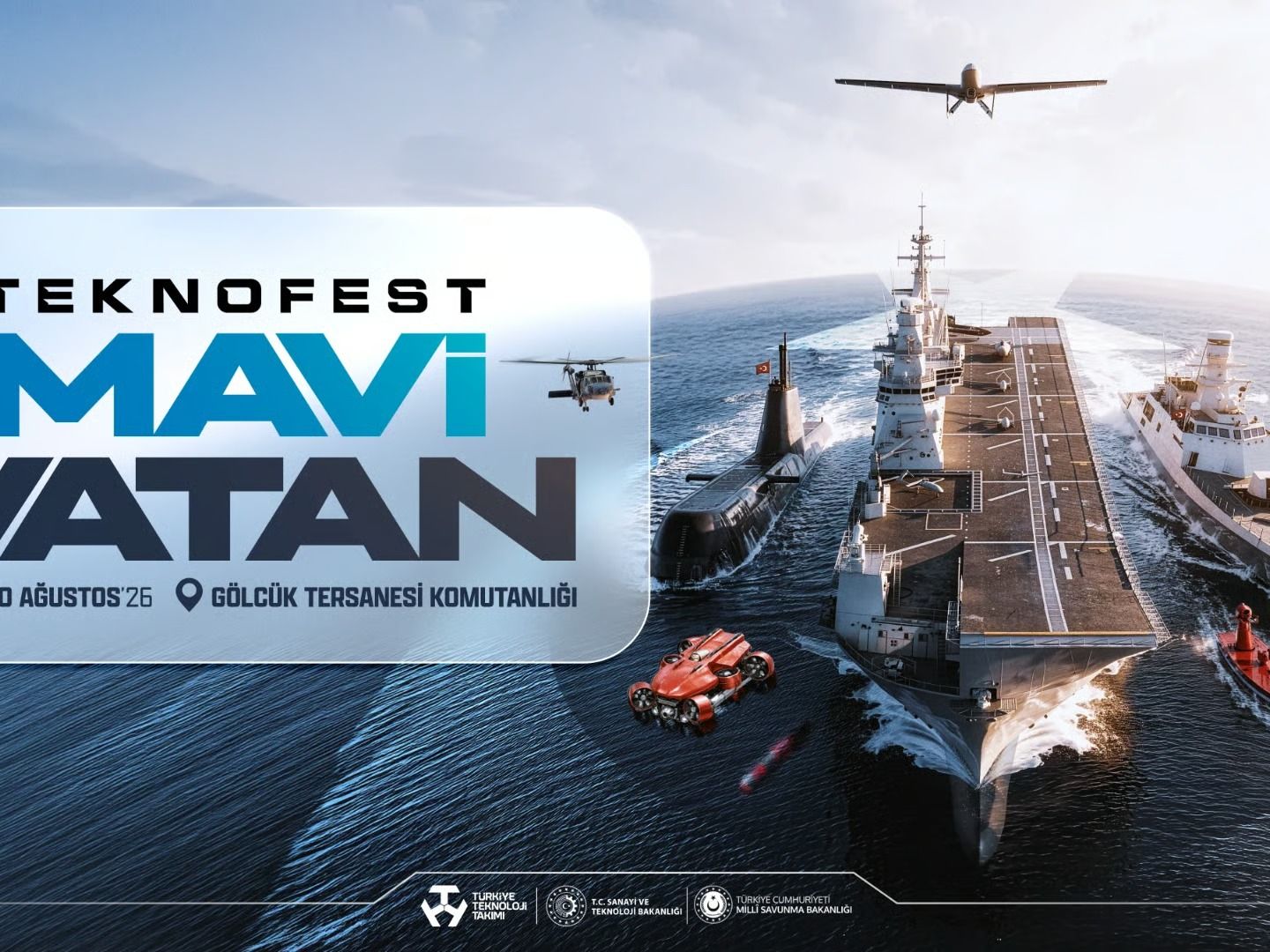 Gökyüzünden denizlerin derinliğine: TEKNOFEST yeniden Mavi Vatan’da