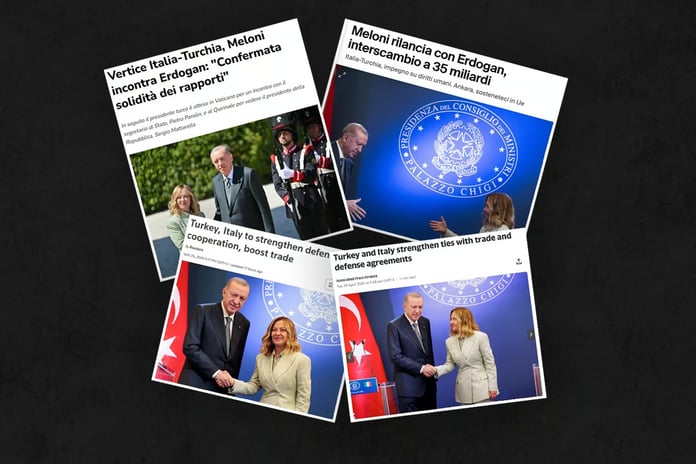 Dünya, Erdoğan-Meloni görüşmesini konuşuyor