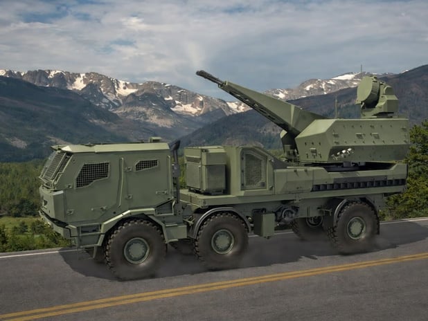 CSG ve ASELSAN’dan Avrupa merkezli ortak girişim KORKUT hava savunma sistemi tekerlekli platformda tanıtıldı