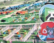 Deprem konteynerleri hayvan barınağında kullanıldı