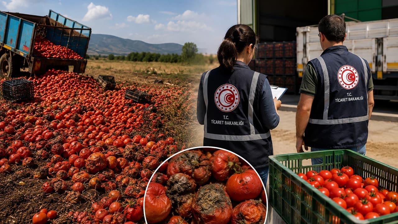 Meraya dökülen domateslerle ilgili gerçek ortaya çıktı: Bakanlık inceleme sonucunu açıkladı
