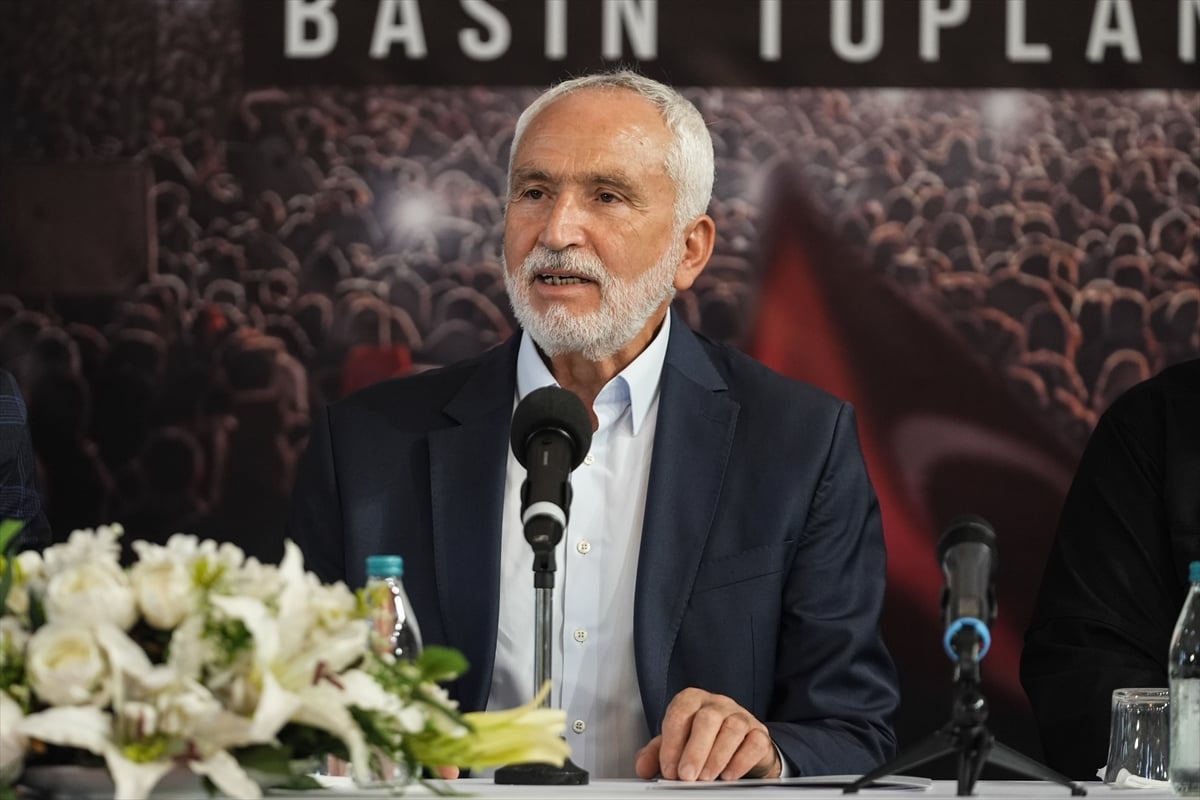 Filistin'e Destek Platformu Dönem Başkanı Mehmet Güney - AA