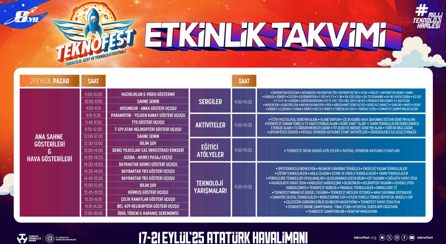 21 EYLÜL PAZAR