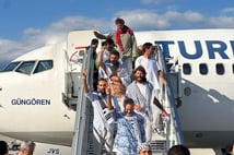 Küresel Sumud Filosu aktivistleri yurda döndü