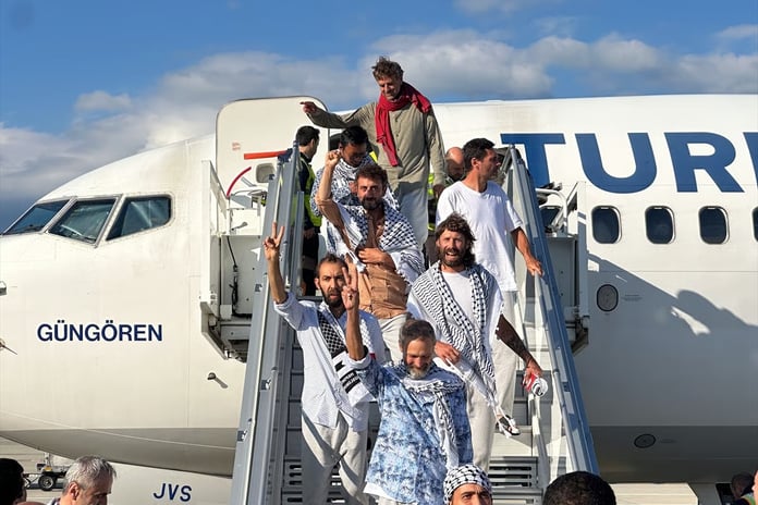 Küresel Sumud Filosu aktivistleri yurda döndü