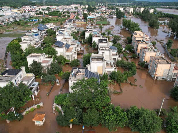 Çin'de meydana gelen sen felaketinde can kaybı artıyor