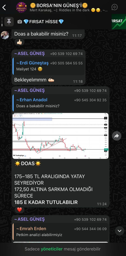 Hisse analizleri yapılan grup