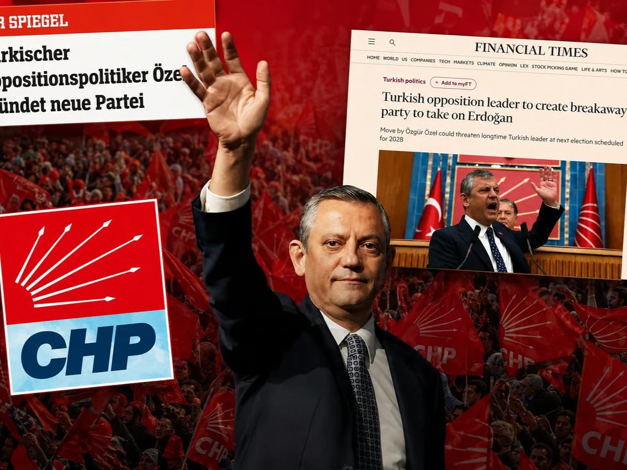 Özgür Özel'in yeni parti açıklaması Avrupa basınında 