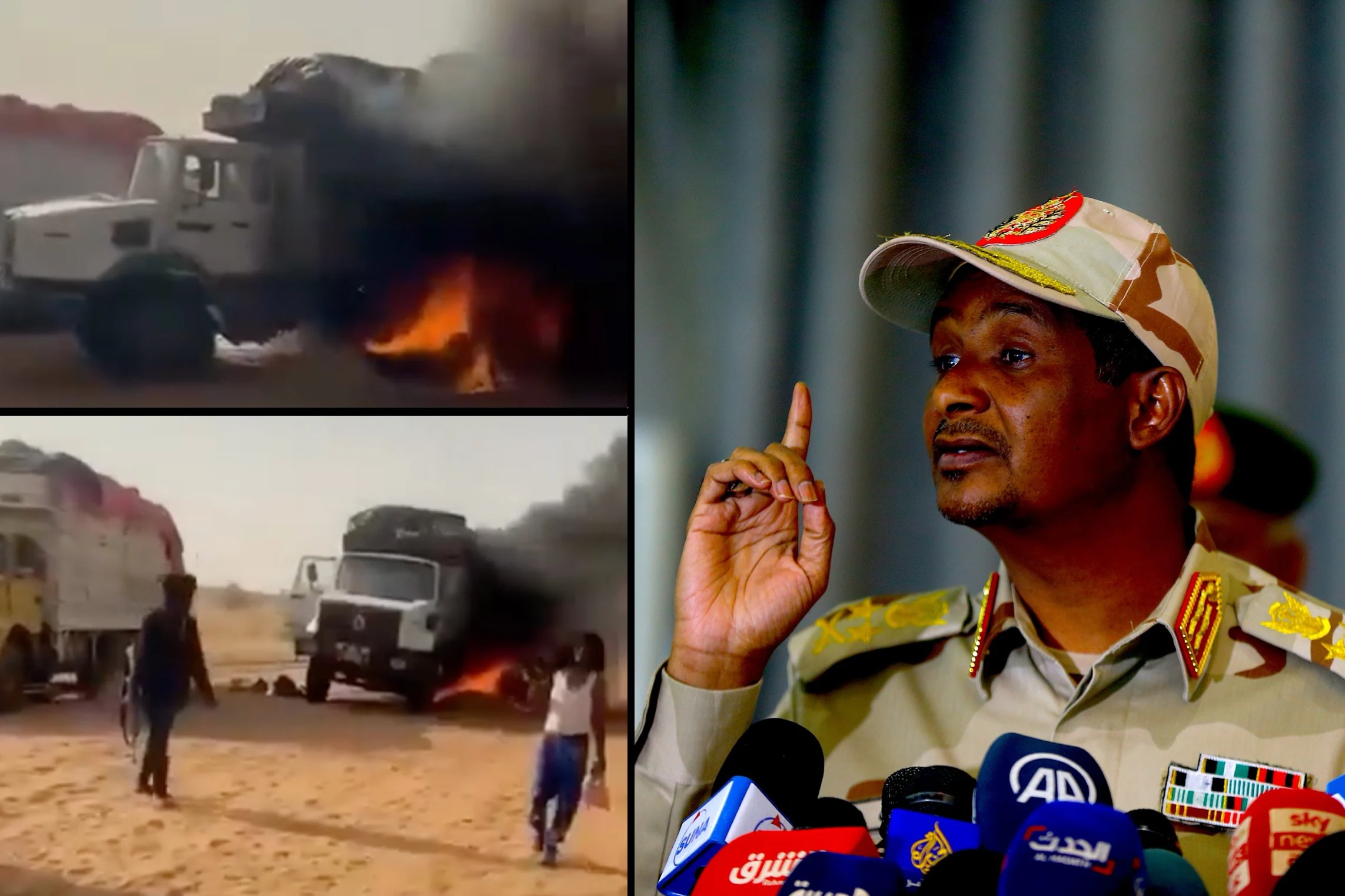 RSF Accused of Burning Food Convoy in West Kordofan, Sudan