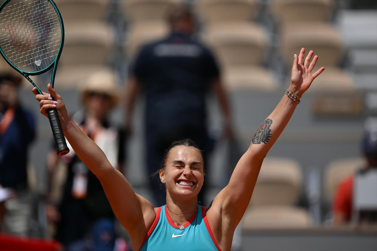 Aryna Sabalenka Fransa Açık'ta yarı finalde