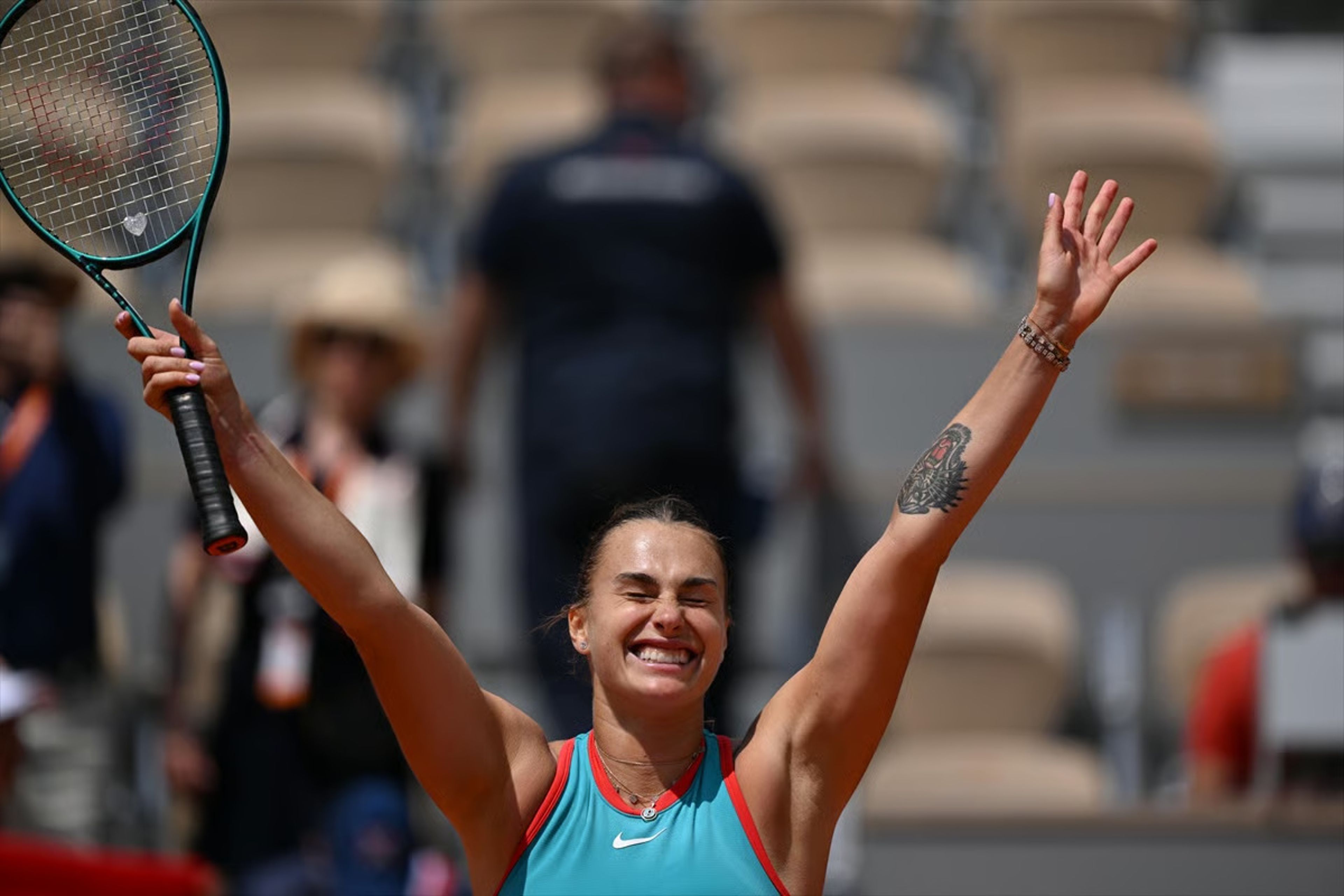 Fransa Açık'ta dünya 1 numarası Aryna Sabalenka yarı finalde