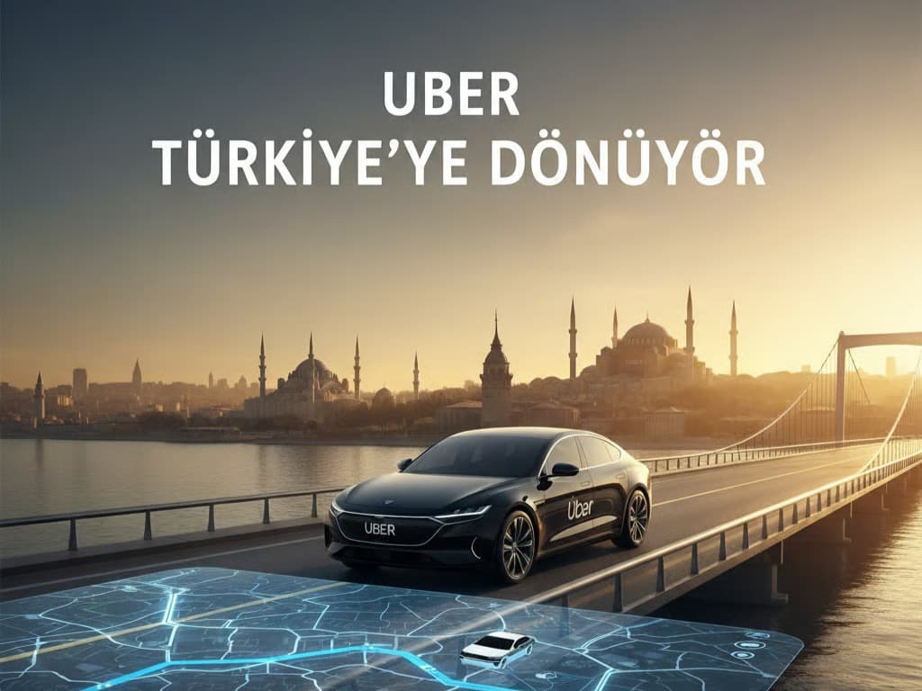 Uber Türkiye'ye dönüş yolunda