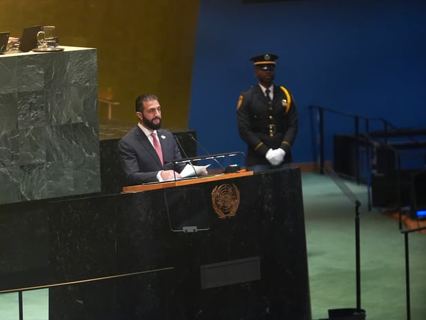 Suriye Cumhurbaşkanı Ahmed Şara, BM'de ilk kez konuştu