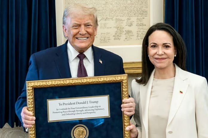 Machado Nobel Barış Ödülü'nü Trump'a verdi