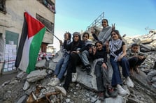 Gazze'de çocuk hakları günü enkazların arasında kutlandı